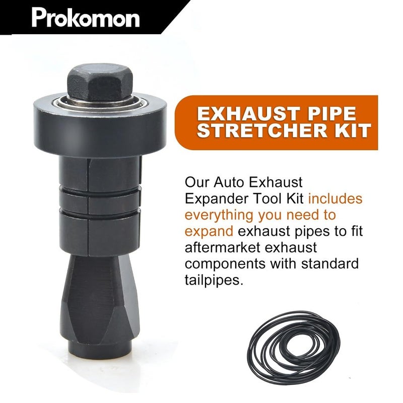 Prokomon Exhaust Pipe Expander Tool; Exhaust Pipe Stretcher Kit; Tail Pipe Spreader 1-5/8 to 4-1/4 Inches - Image 2